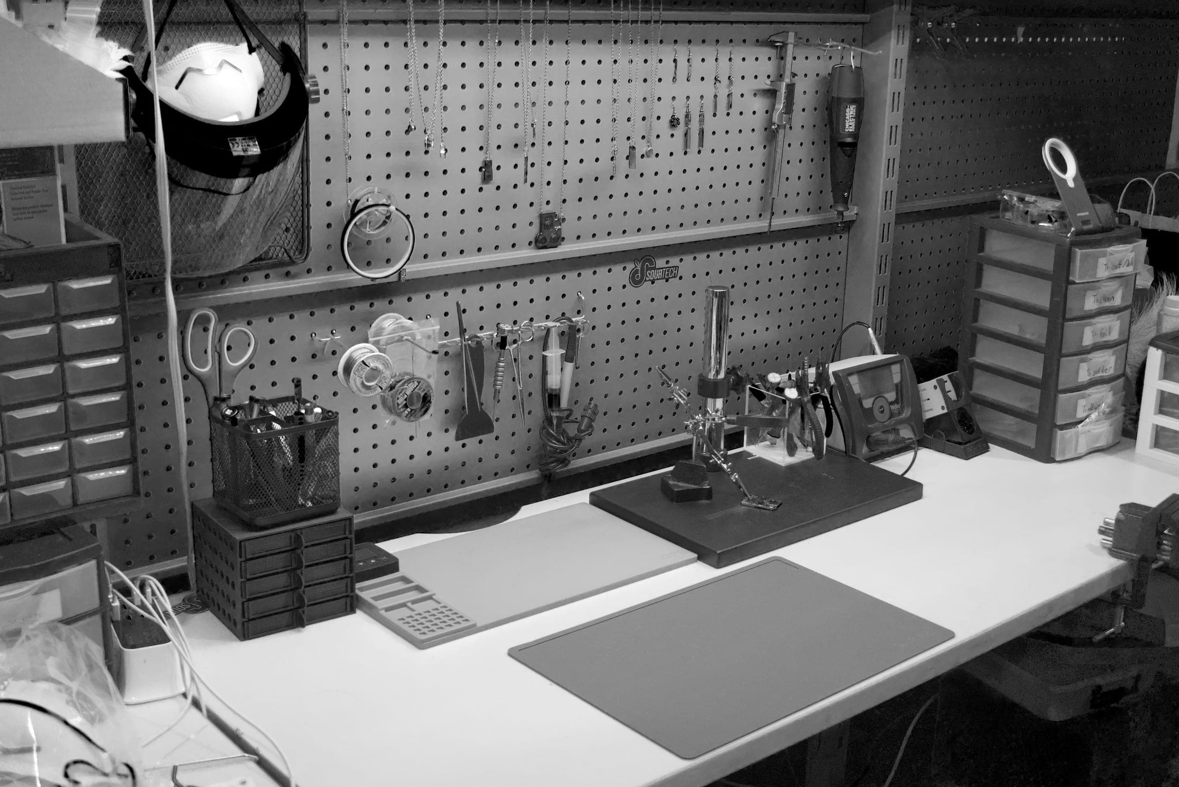 In-house studio craftsmanship setup